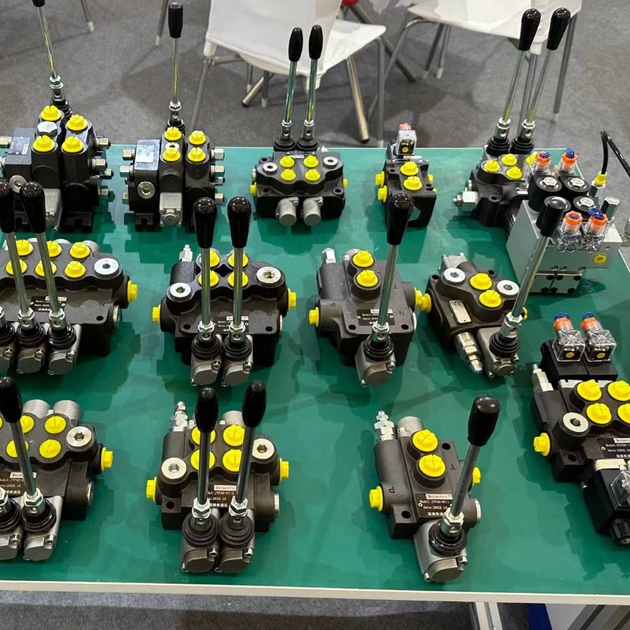 manual hand control valve hydraulic P80 Series 4P80 Monoblock Directional Control Valve hydraulic valve for small excavator