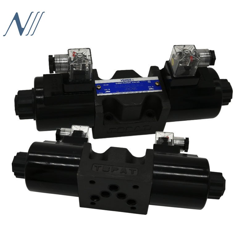 Hydraulic directional valve industrial electro three position four way hydraulic valve oil pressure directional control valve