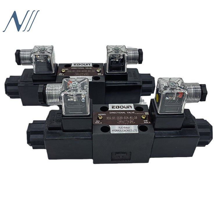 Hydraulic directional valve industrial electro three position four way hydraulic valve oil pressure directional control valve