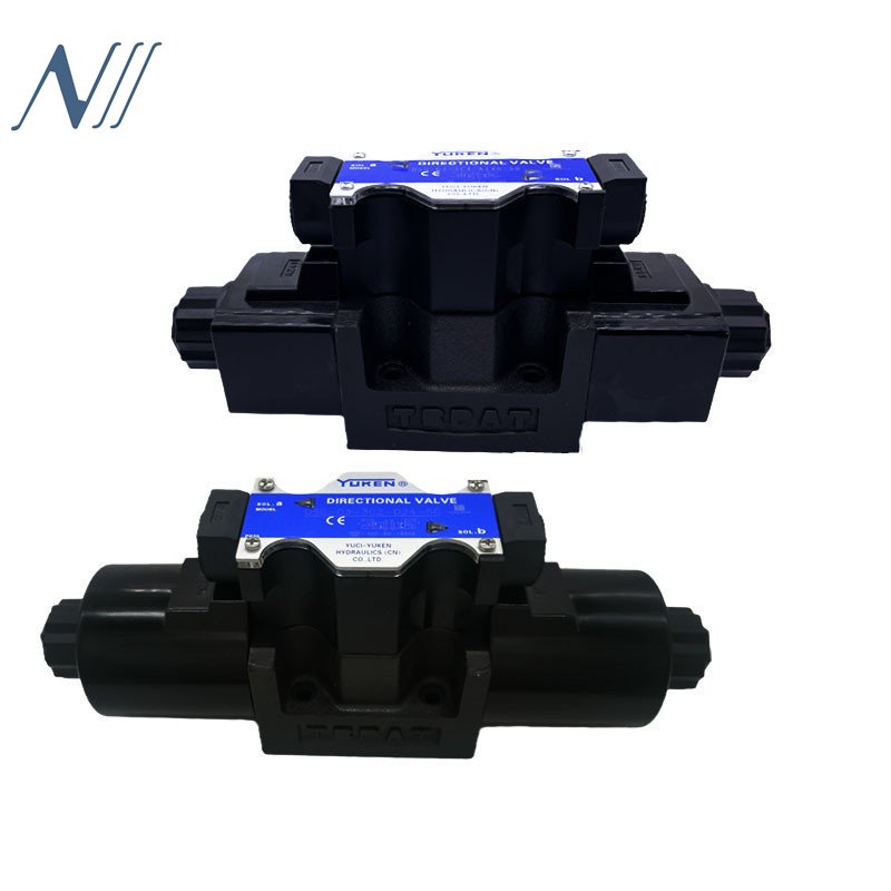 Hydraulic directional valve industrial electro three position four way hydraulic valve oil pressure directional control valve