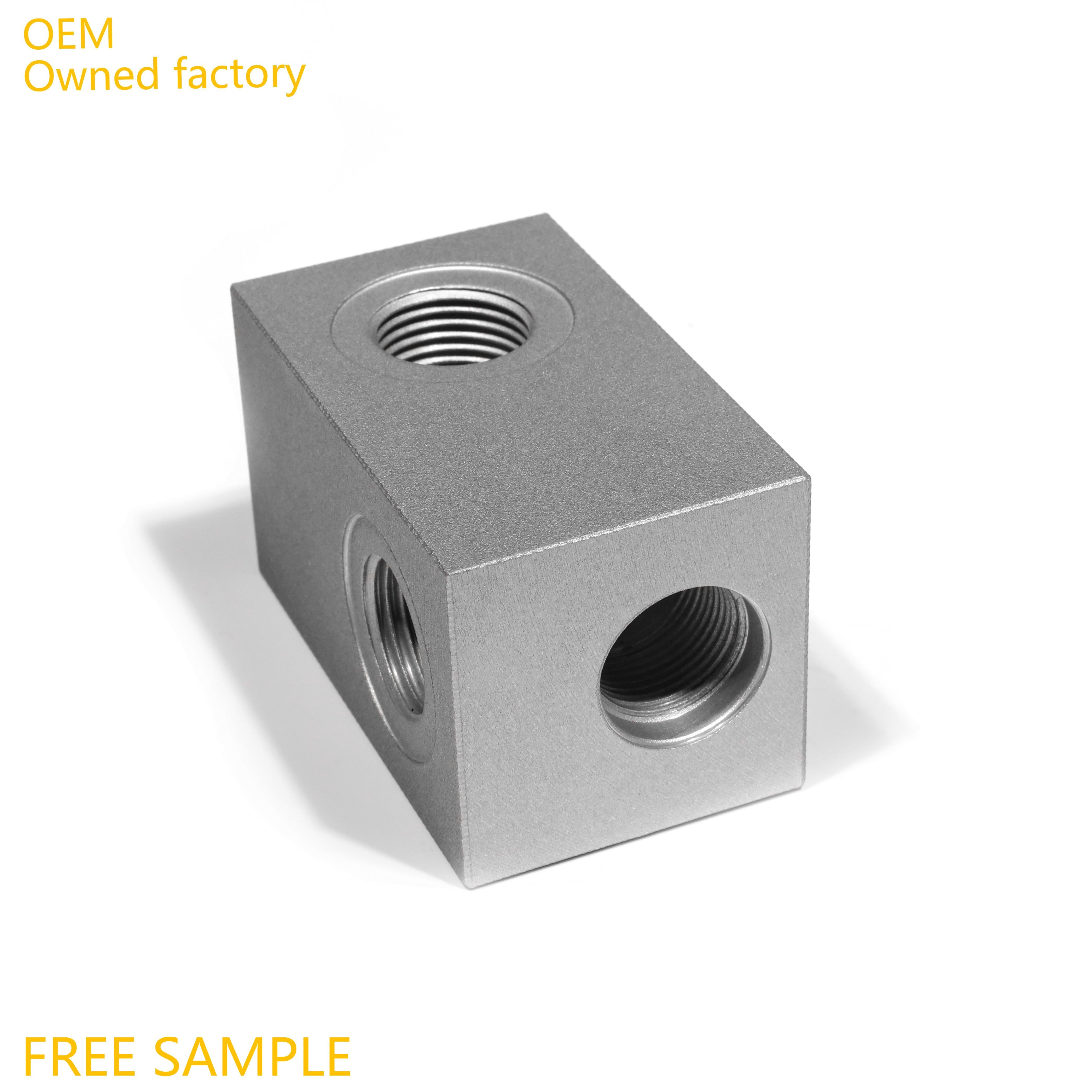 Hydraulic valve 45 steel Ductile iron used in agricultural Construction machinery hydraulic valve Manifold Block