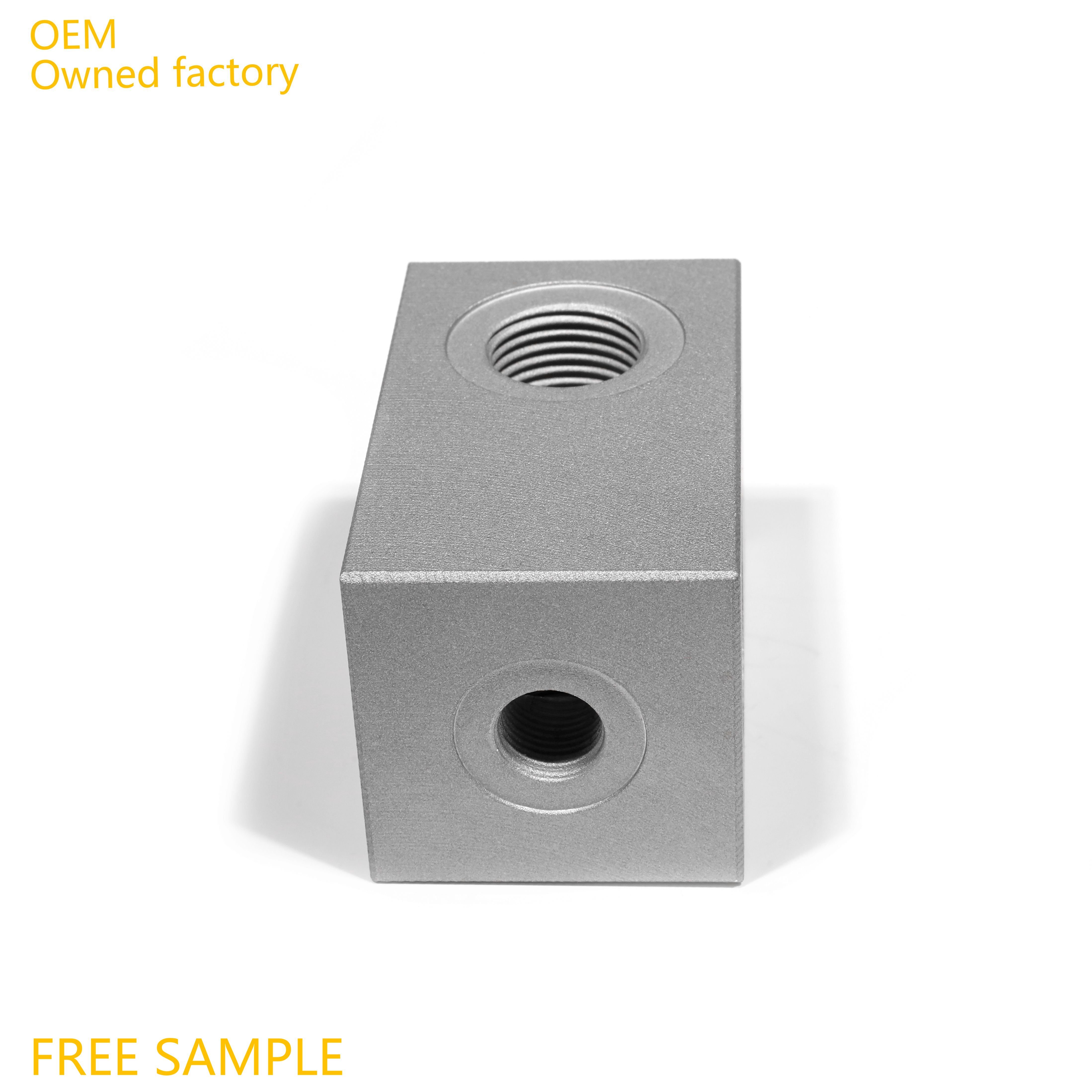 Hydraulic valve 45 steel Ductile iron used in agricultural Construction machinery hydraulic valve Manifold Block