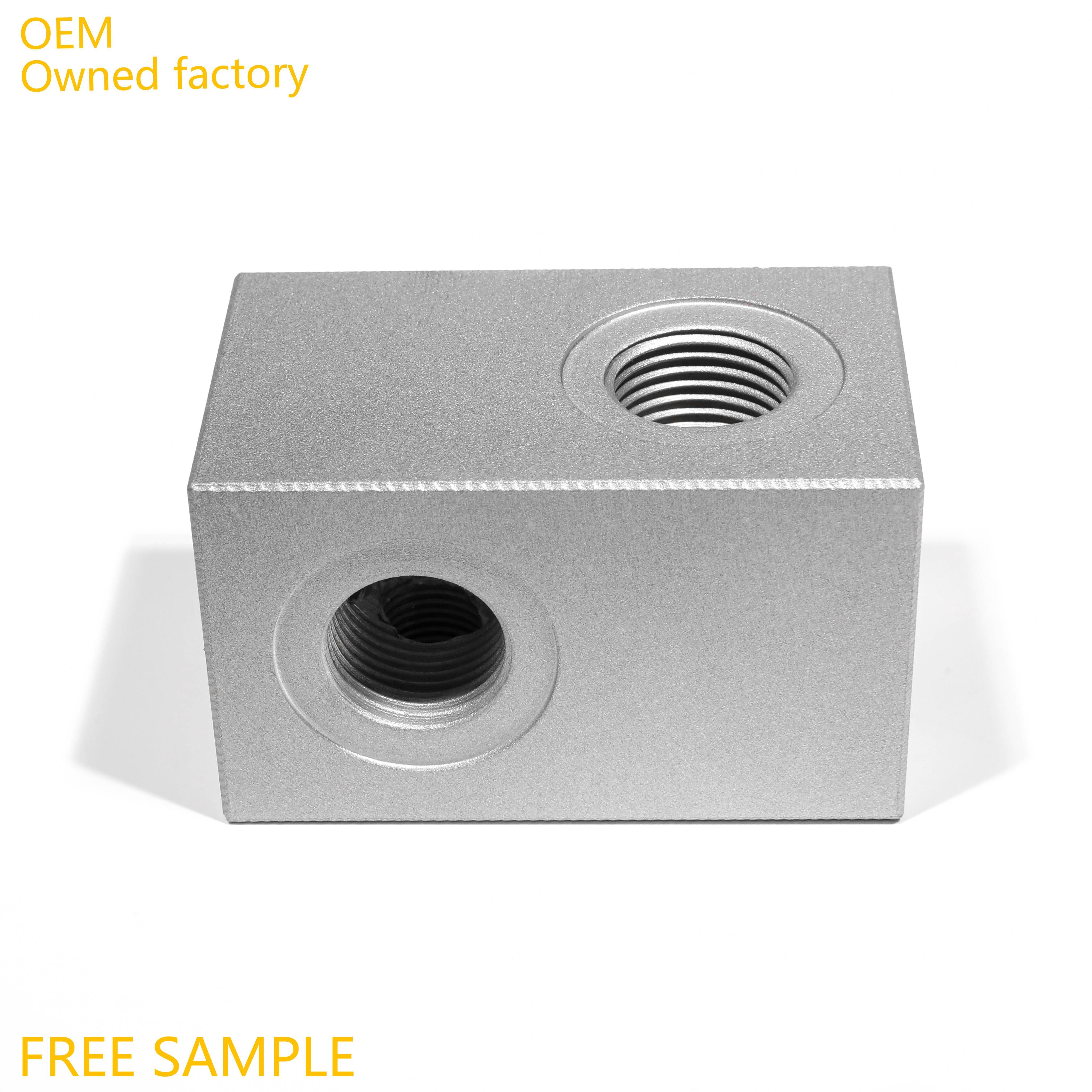Hydraulic valve 45 steel Ductile iron used in agricultural Construction machinery hydraulic valve Manifold Block