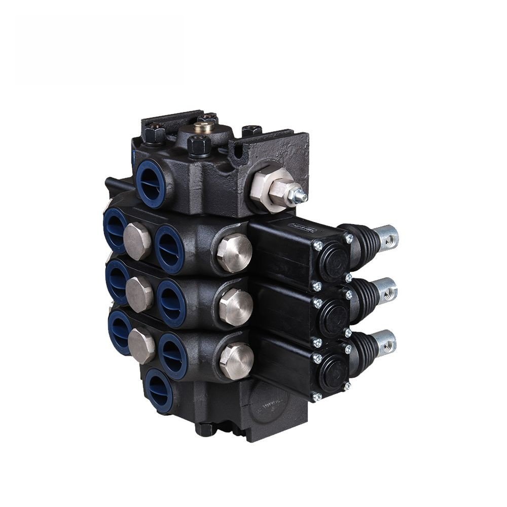 High Pressure Hydraulic Diverter Valve Hydraulic Sectional Directional Control Valve With Hydraulic Components