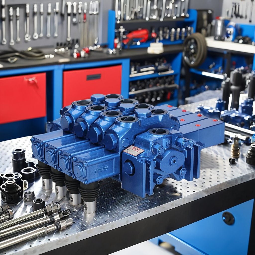 High Pressure Hydraulic Diverter Valve Hydraulic Sectional Directional Control Valve With Hydraulic Components
