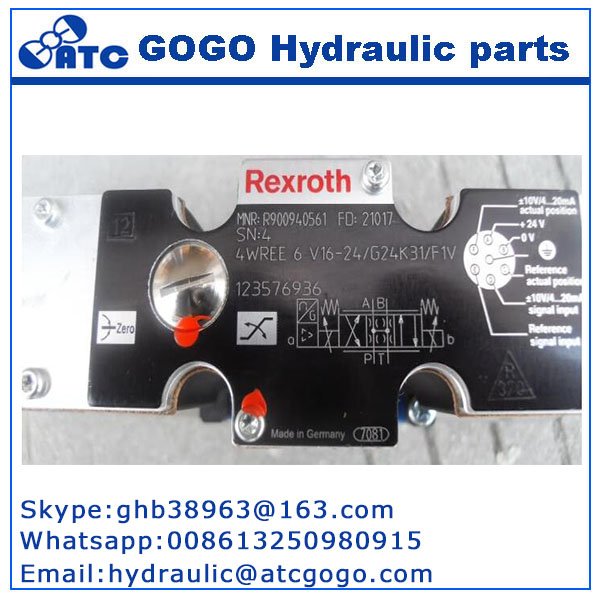 hydraulic proportional valve operated directional control valve