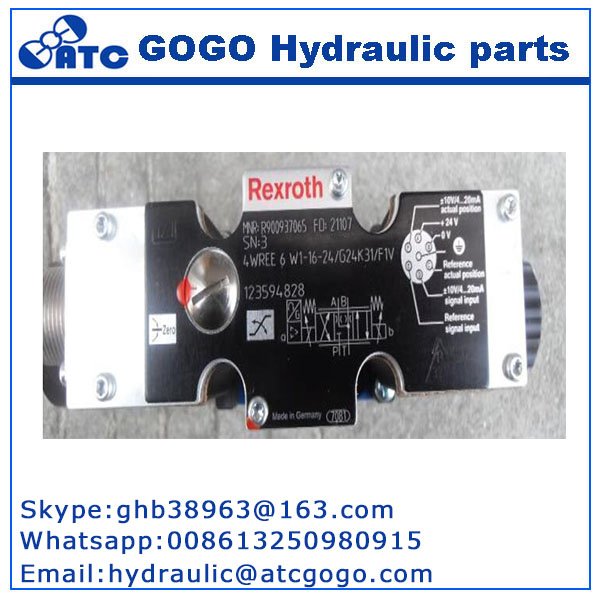 hydraulic proportional valve operated directional control valve
