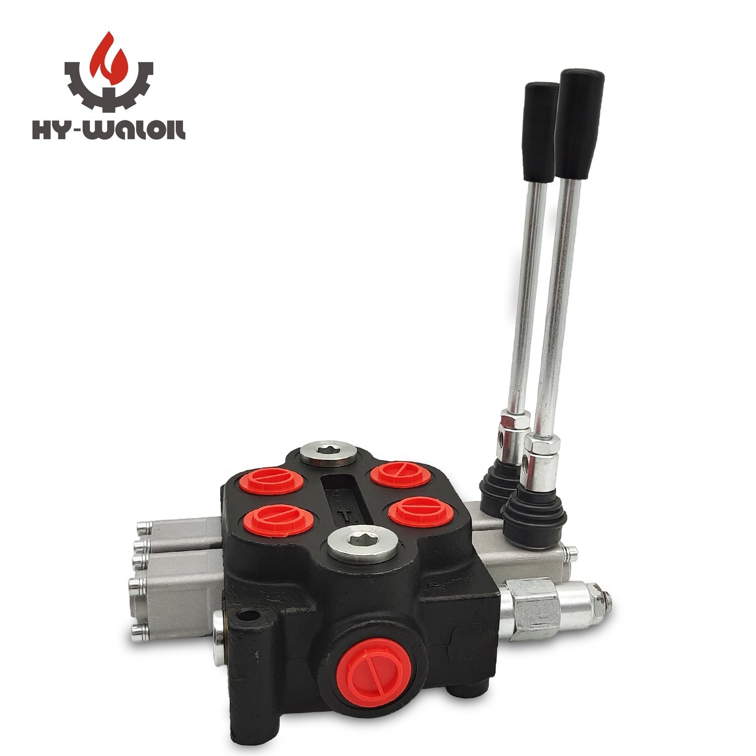 Hy-Waloil Backhoe 2-Spool Hydraulic Monoblock Control Valve for Enhanced Engineering Machinery Operation
