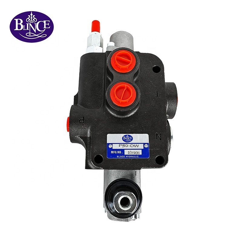 Hydraulic Loaders Distributor 1-7 Section 80L 21gpm Operated by Joystick forklif hydraulic directional control valve