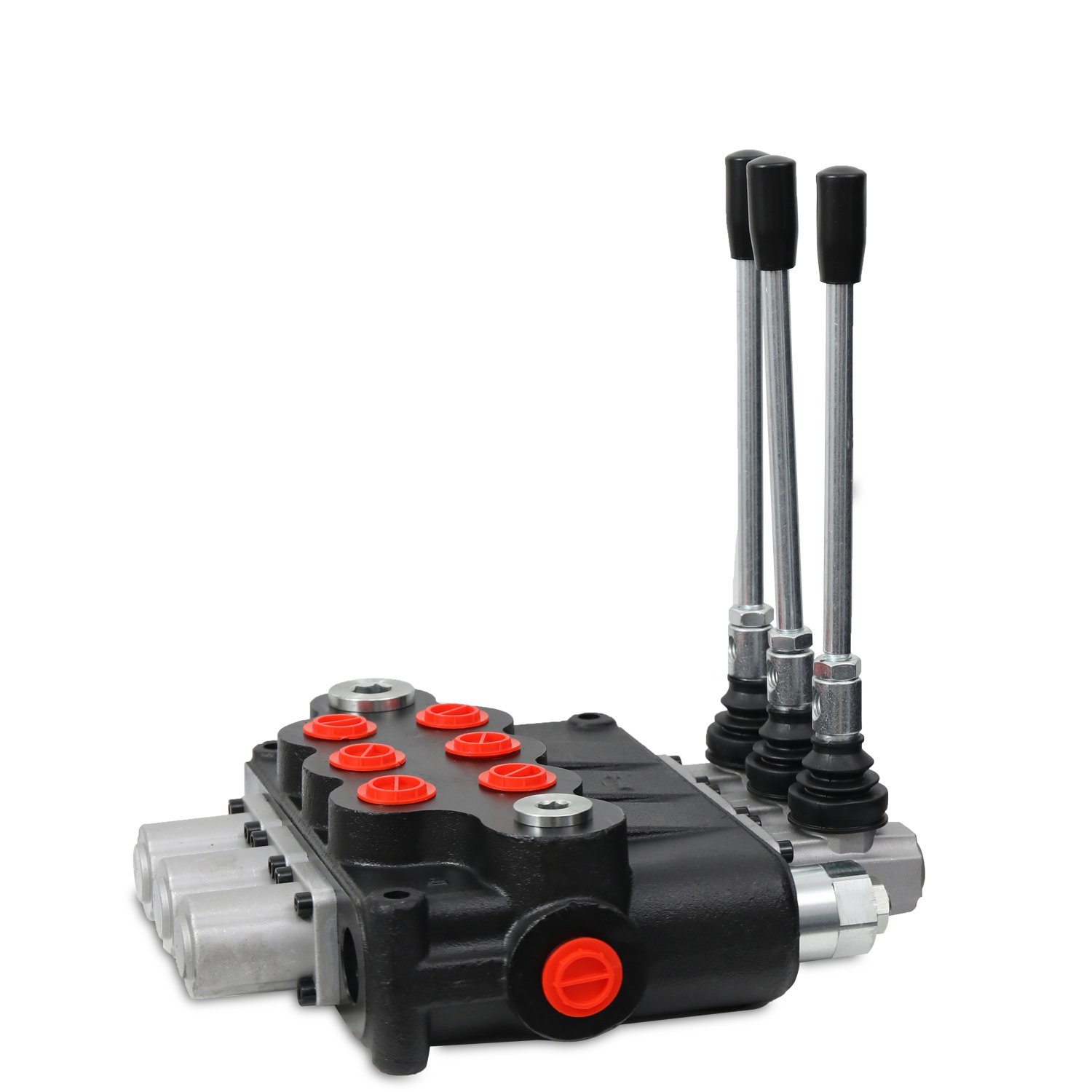 Lixin P120 3 spools hydraulic spool valve with joystick with 120L/min control for heavy tractor