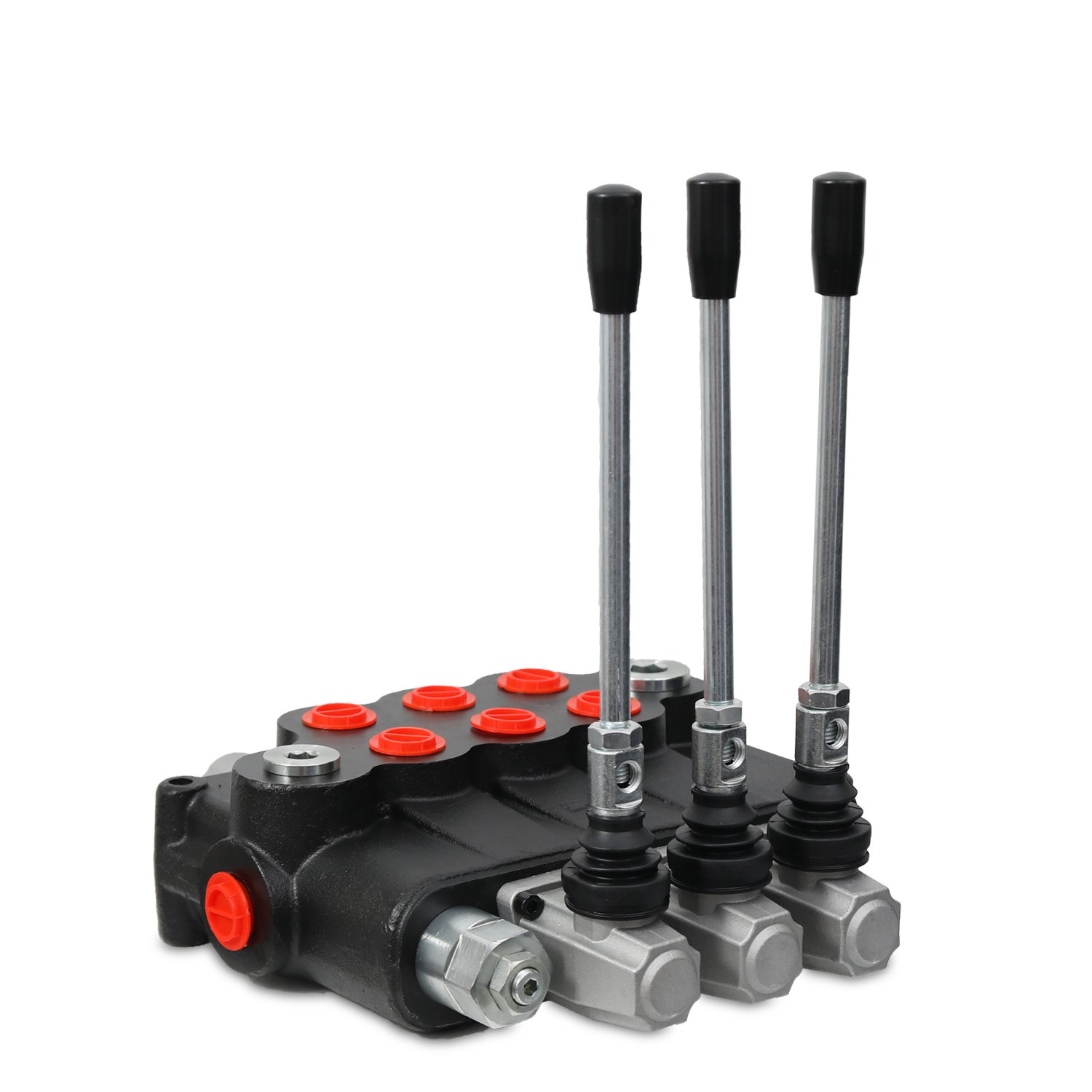 Lixin P120 3 spools hydraulic spool valve with joystick with 120L/min control for heavy tractor