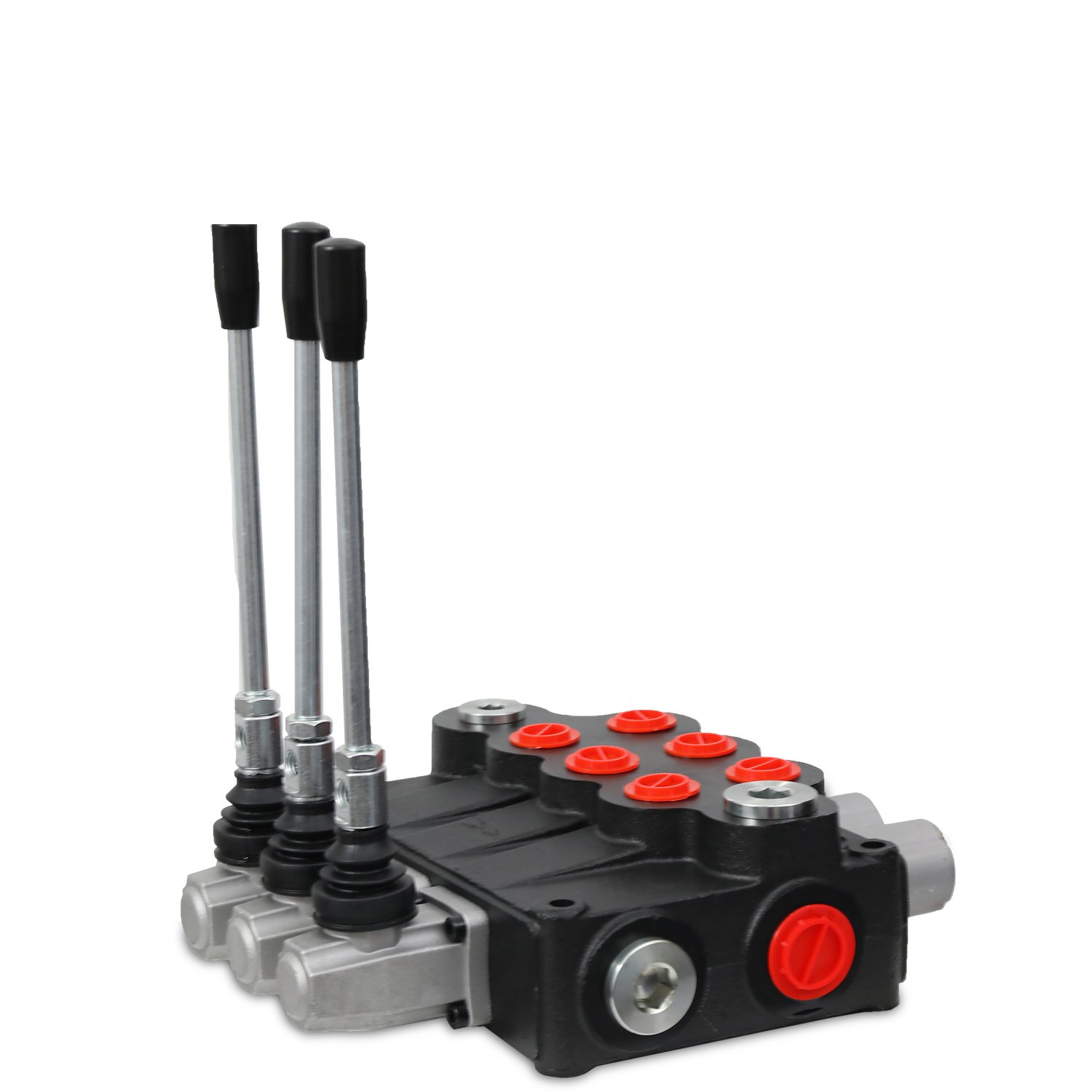 Lixin P120 3 spools hydraulic spool valve with joystick with 120L/min control for heavy tractor