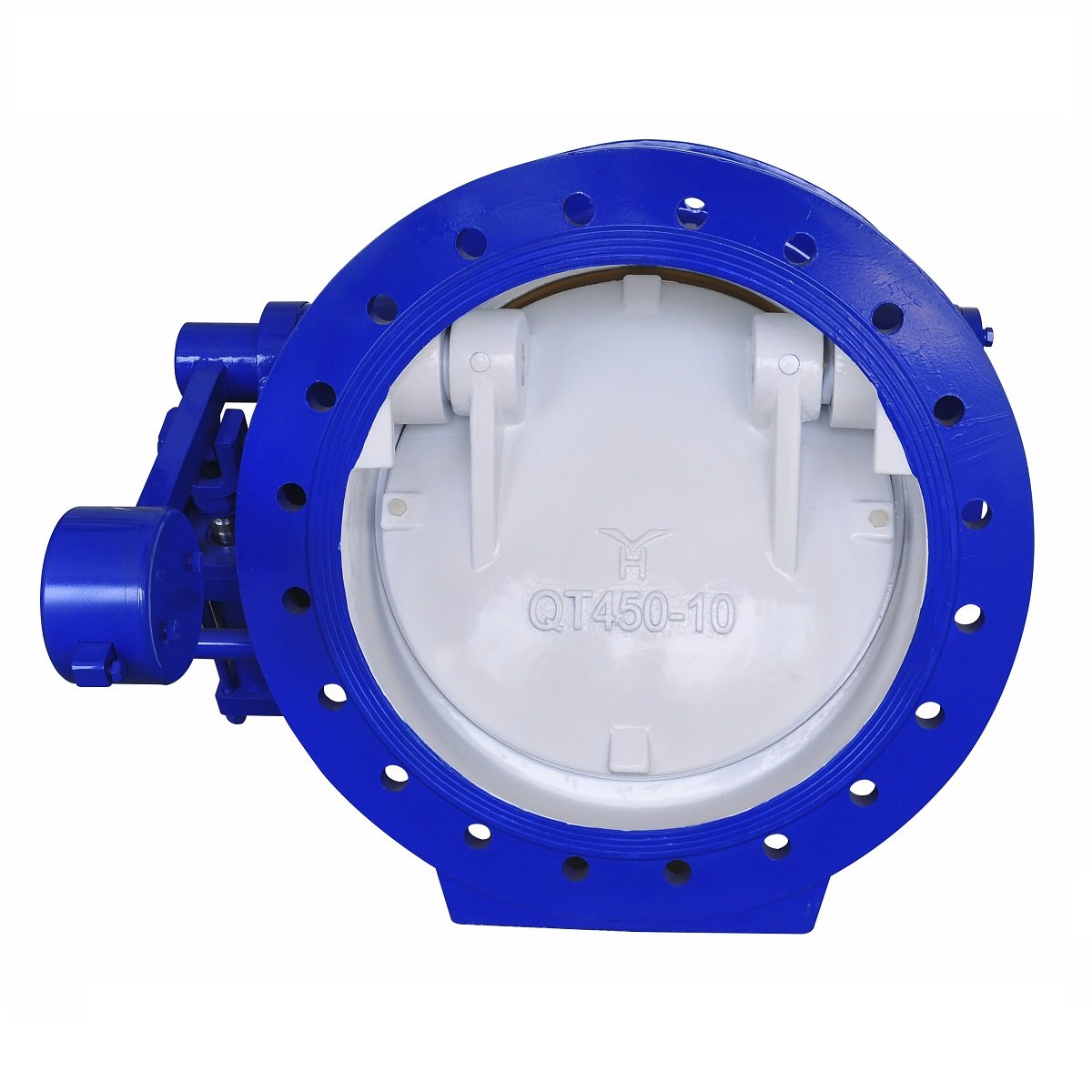 150LB PN10 Cast Iron Ductile Hydraulic Flange Check Valve Manual Power Heavy Hammer Ball Slow Closing Water