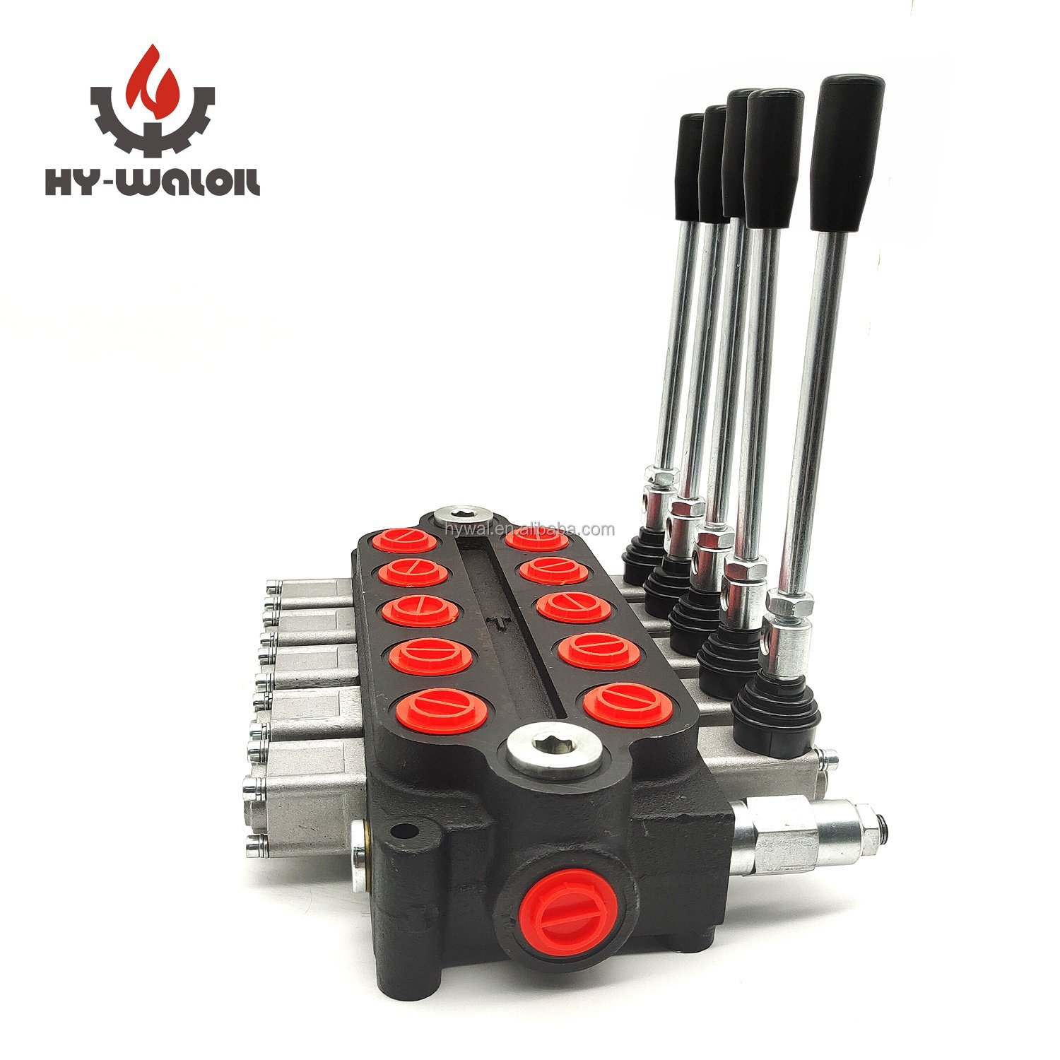 High-Performance 25 GPM 5-Spool Handle Double Acting Hydraulic Directional Control Valve for Small Tractor