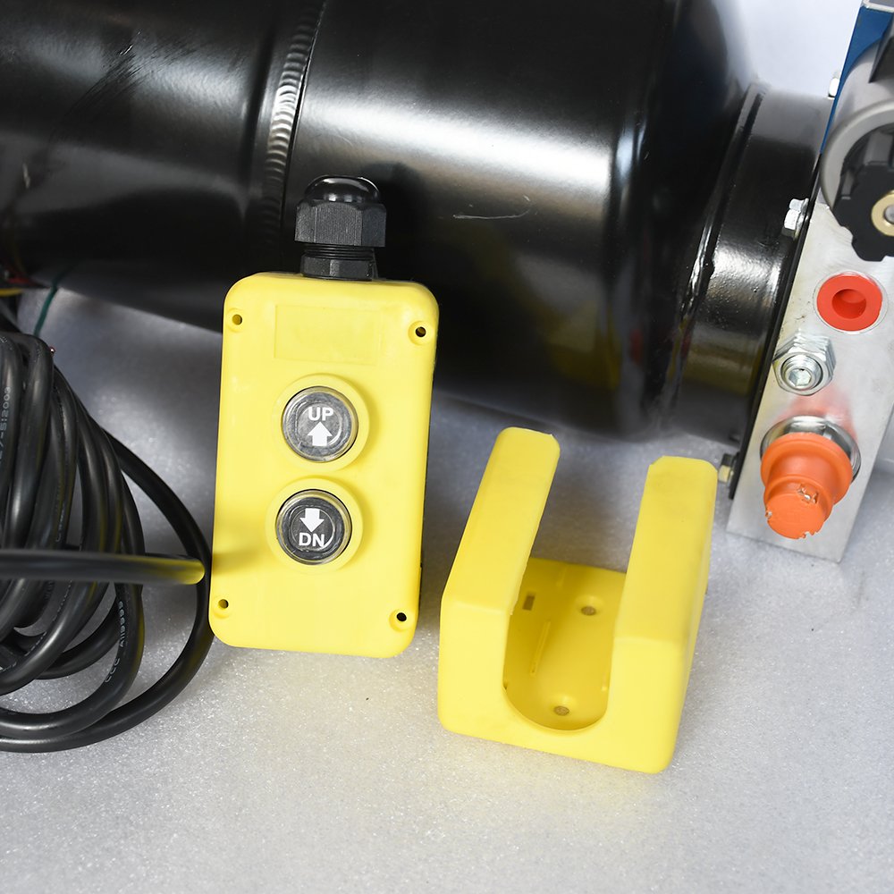 DC electric motor double-acting hydraulic power pack unit