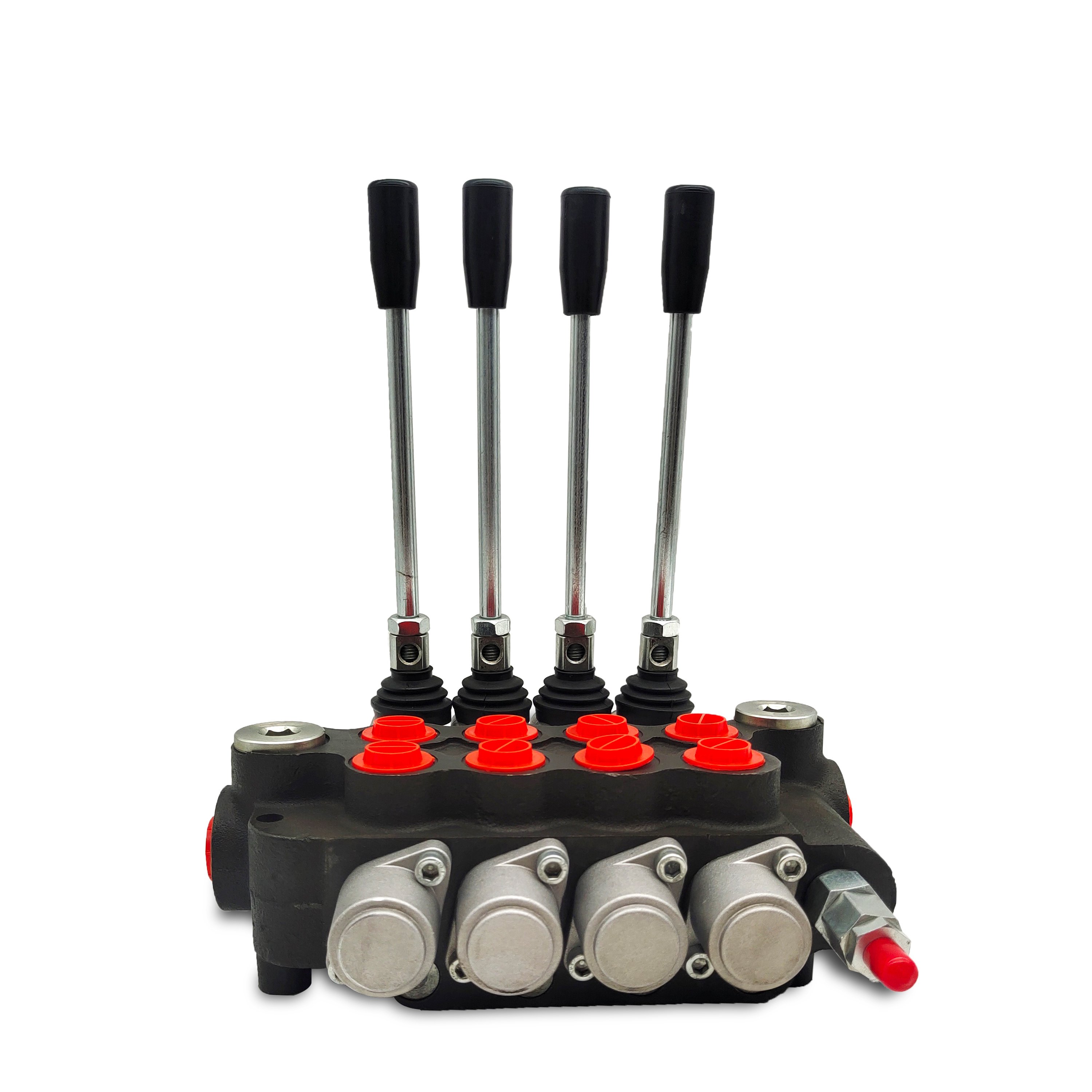 Lixin P80 4 spools hydraulic spool valve with joystick with 80 l/min control for heavy tractor