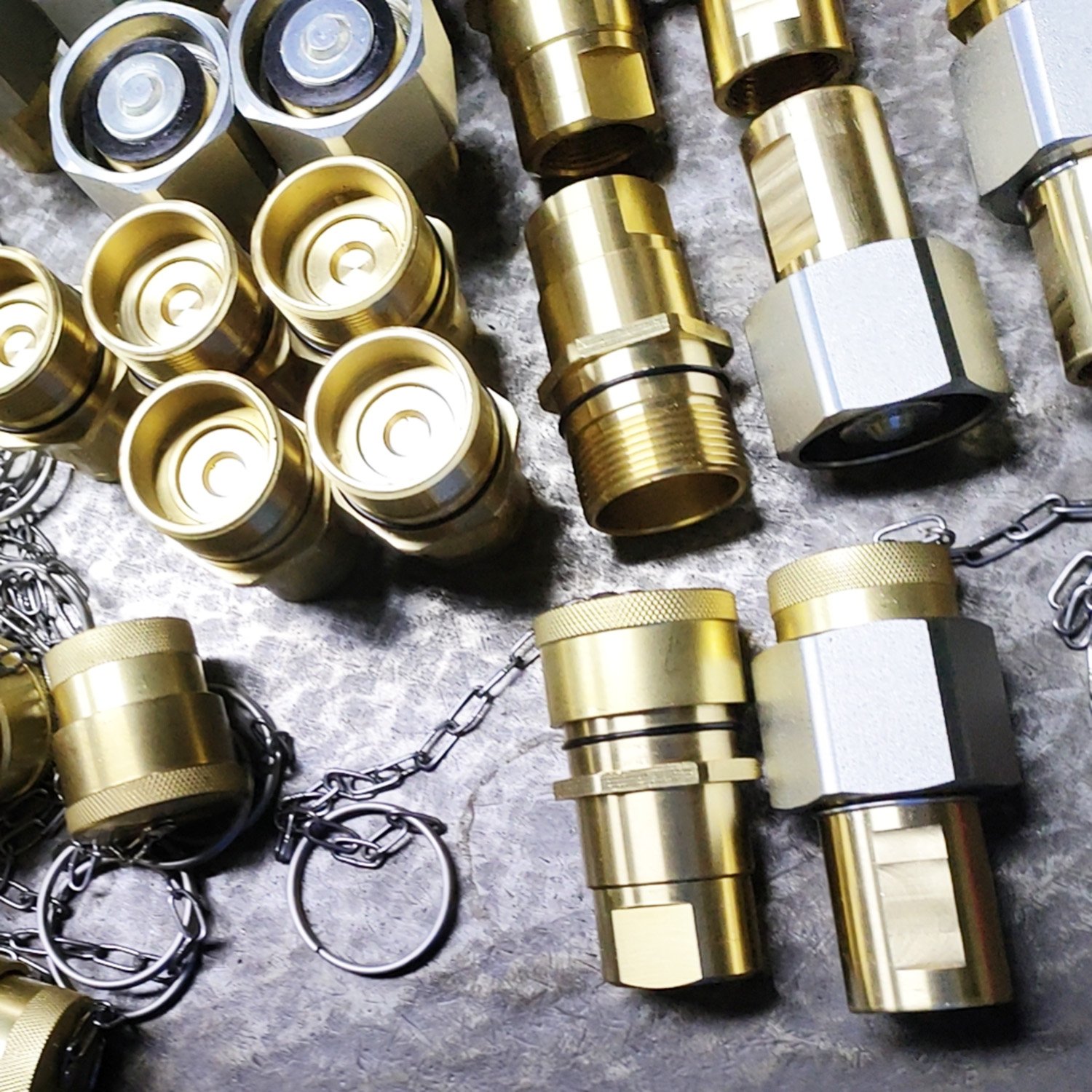 NAIWO Brass Thread to Connect quick release Coupling Quick Disonnect Connector hydraulic part wing nut quick couplers NWGT
