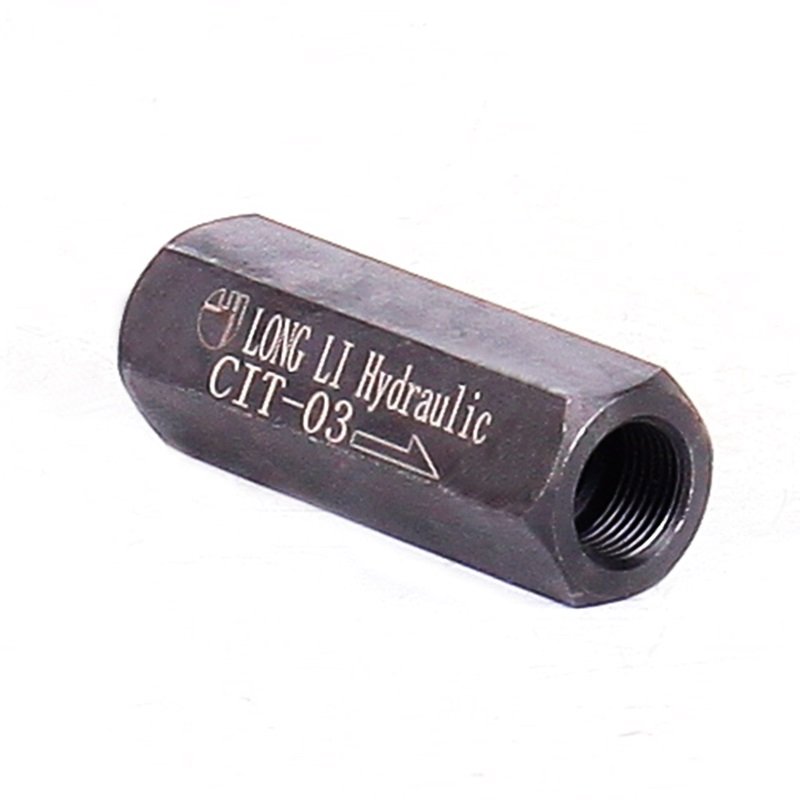 CIT-03 Hydraulic Tube Cast Iron Tread Check Mechanical Valve