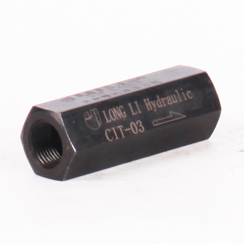 CIT-03 Hydraulic Tube Cast Iron Tread Check Mechanical Valve