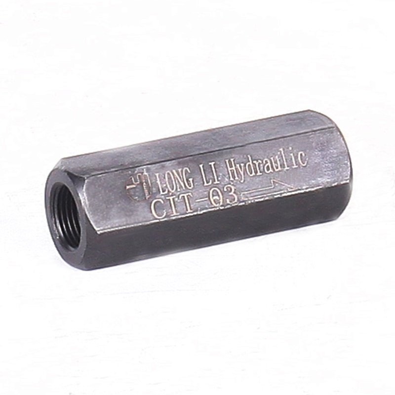 CIT-03 Hydraulic Tube Cast Iron Tread Check Mechanical Valve