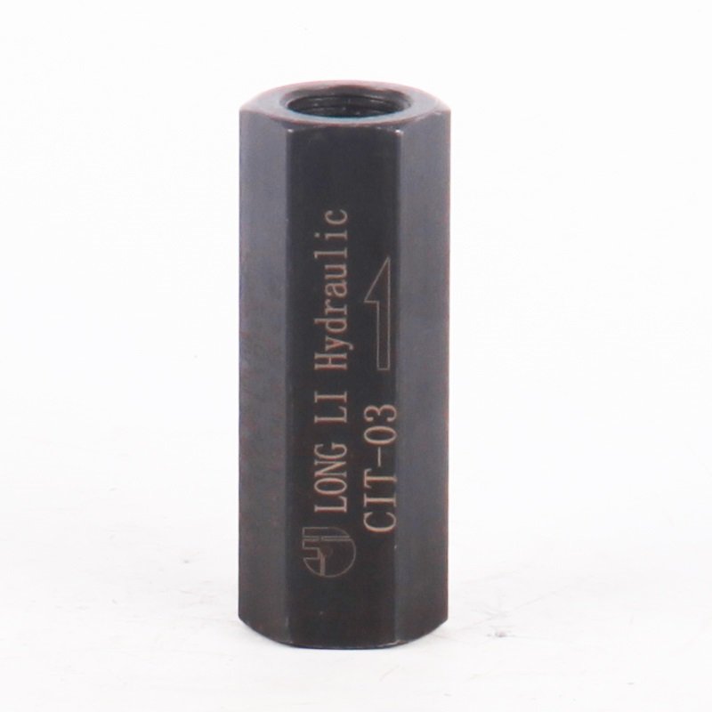CIT-03 Hydraulic Tube Cast Iron Tread Check Mechanical Valve