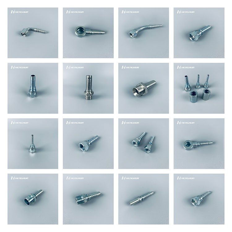 Forged Carbon Steel Stainless Steel45 Degree Metric Bsp Female One Piece Hydraulic Hose Fitting