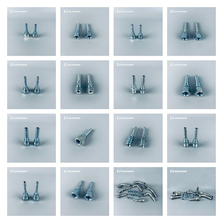 Forged Carbon Steel Stainless Steel45 Degree Metric Bsp Female One Piece Hydraulic Hose Fitting