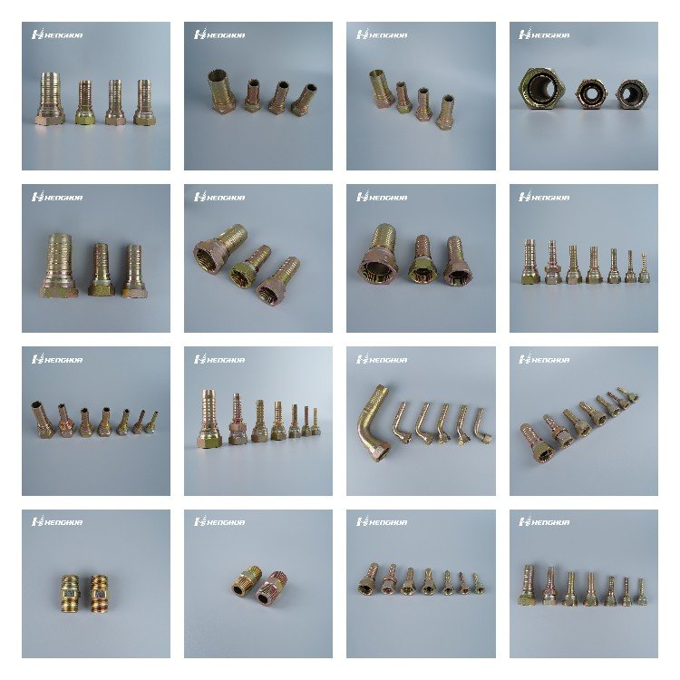 Forged Carbon Steel Stainless Steel45 Degree Metric Bsp Female One Piece Hydraulic Hose Fitting