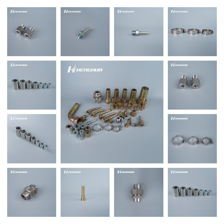 Forged Carbon Steel Stainless Steel45 Degree Metric Bsp Female One Piece Hydraulic Hose Fitting