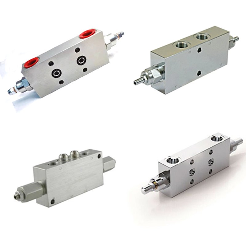 Control block body hydraulic counterbalance valves VBCD G1/4 3/8 single overcenter valve
