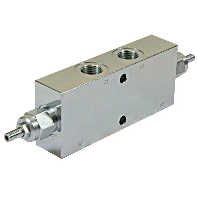Control block body hydraulic counterbalance valves VBCD G1/4 3/8 single overcenter valve