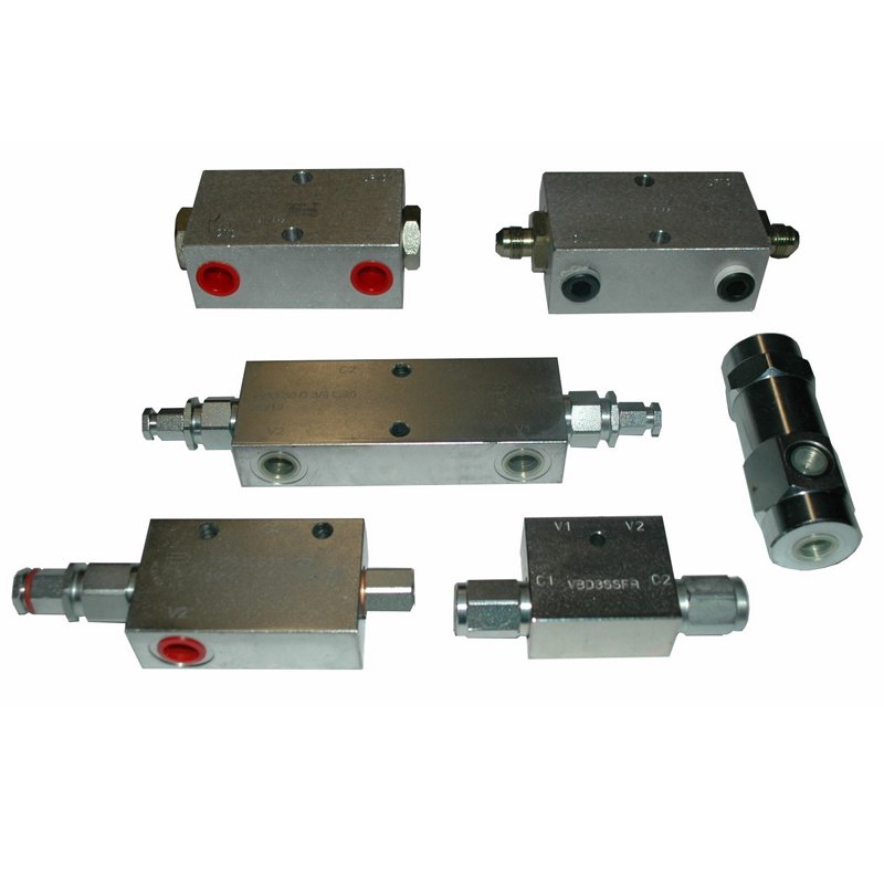 Control block body hydraulic counterbalance valves VBCD G1/4 3/8 single overcenter valve