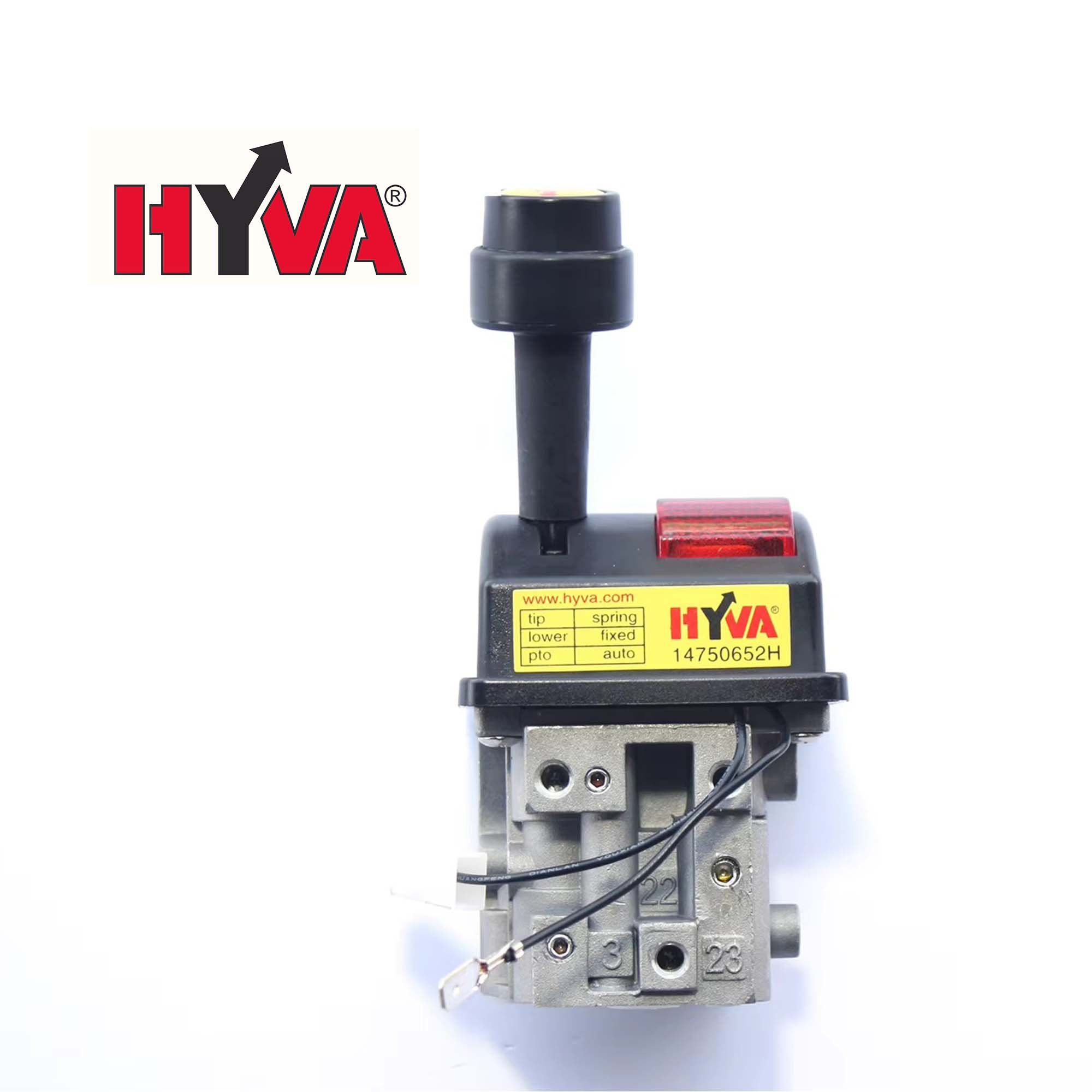 Original Hyva PTO Pneumatic Control Cabin Valve Warehouse Direct Sales Tipper Air Control Valves Dump Truck Pneumatics Joystick