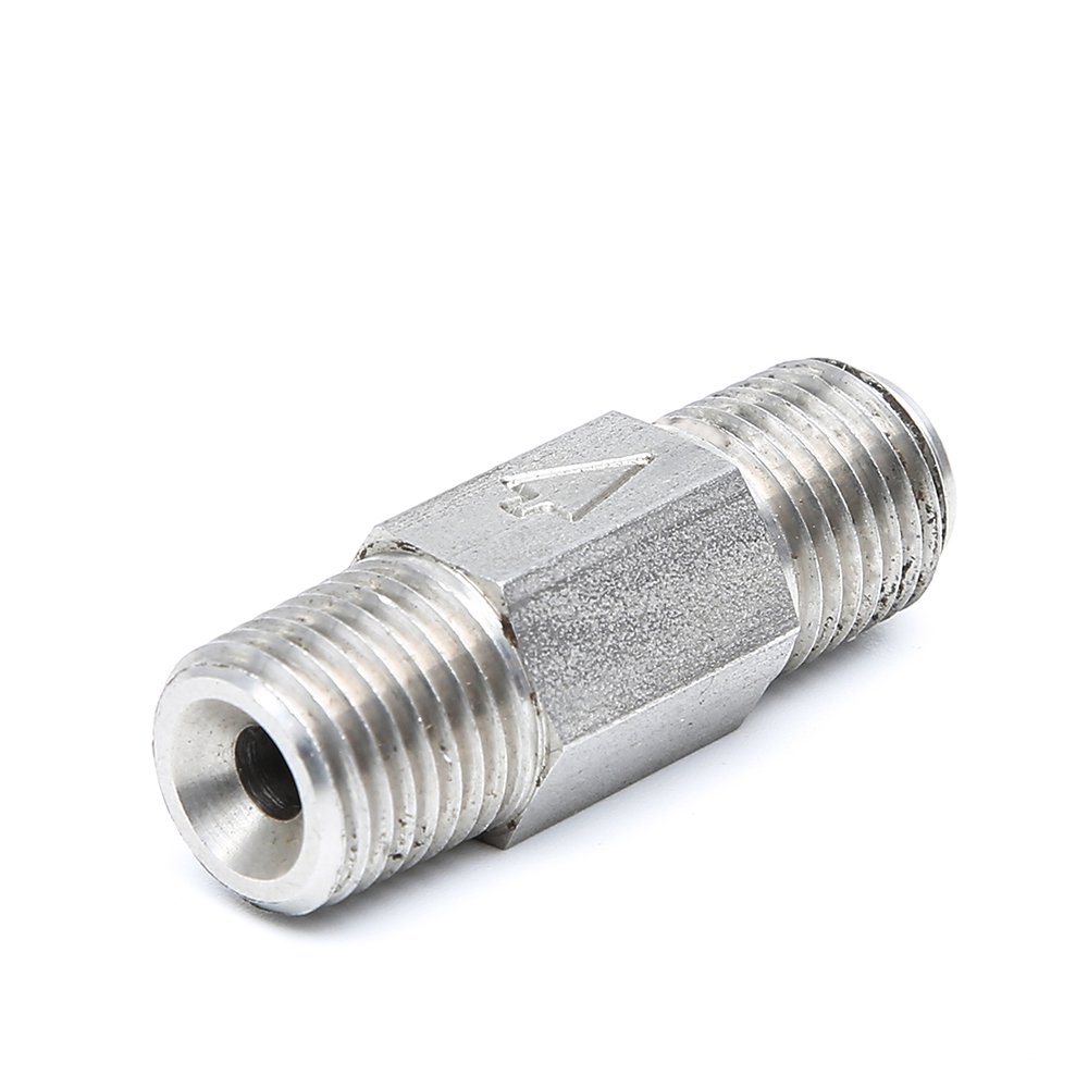 DIF non return check valve 1/4" 3/8" 1/2" stainless steel hydraulic one-way single check valve