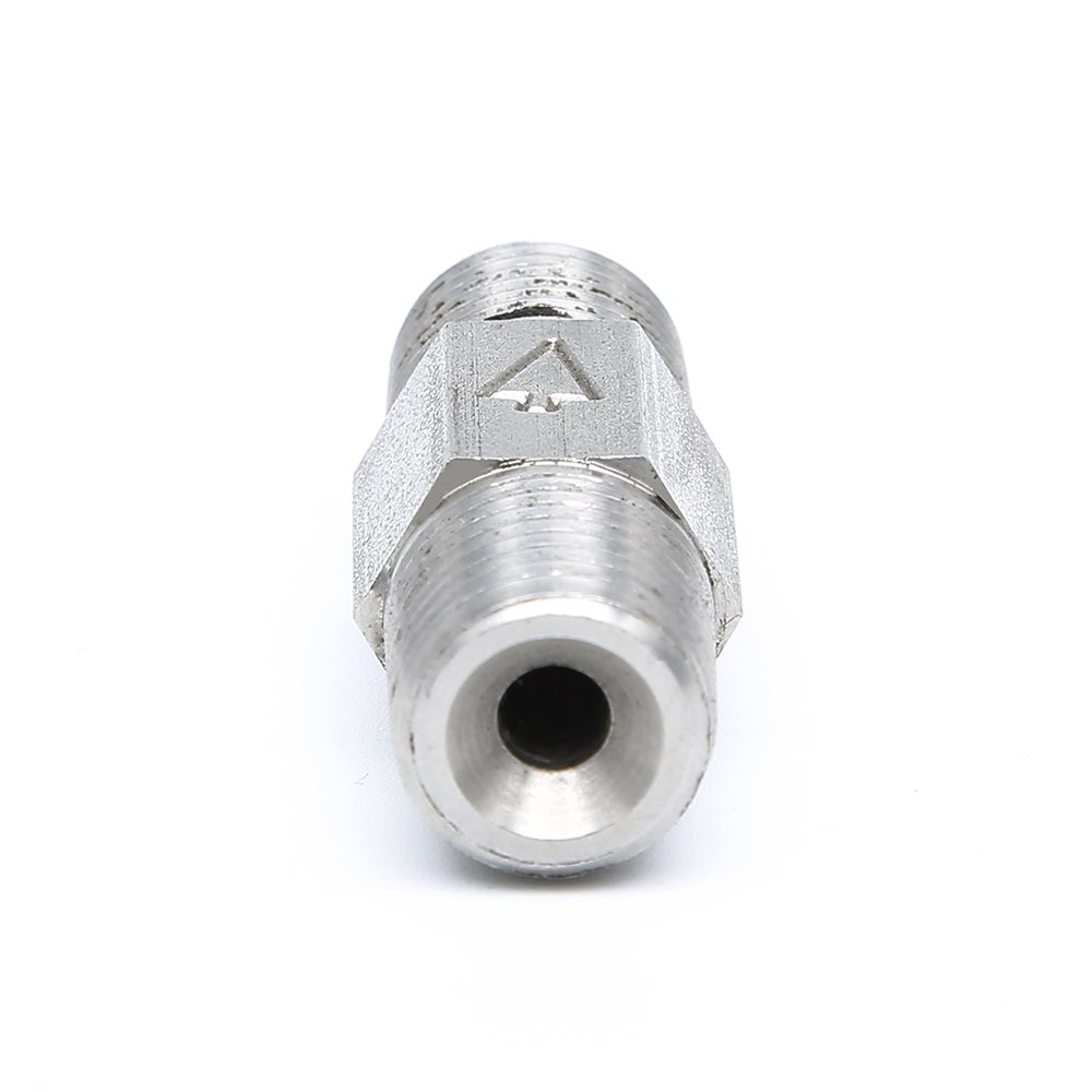 DIF non return check valve 1/4" 3/8" 1/2" stainless steel hydraulic one-way single check valve