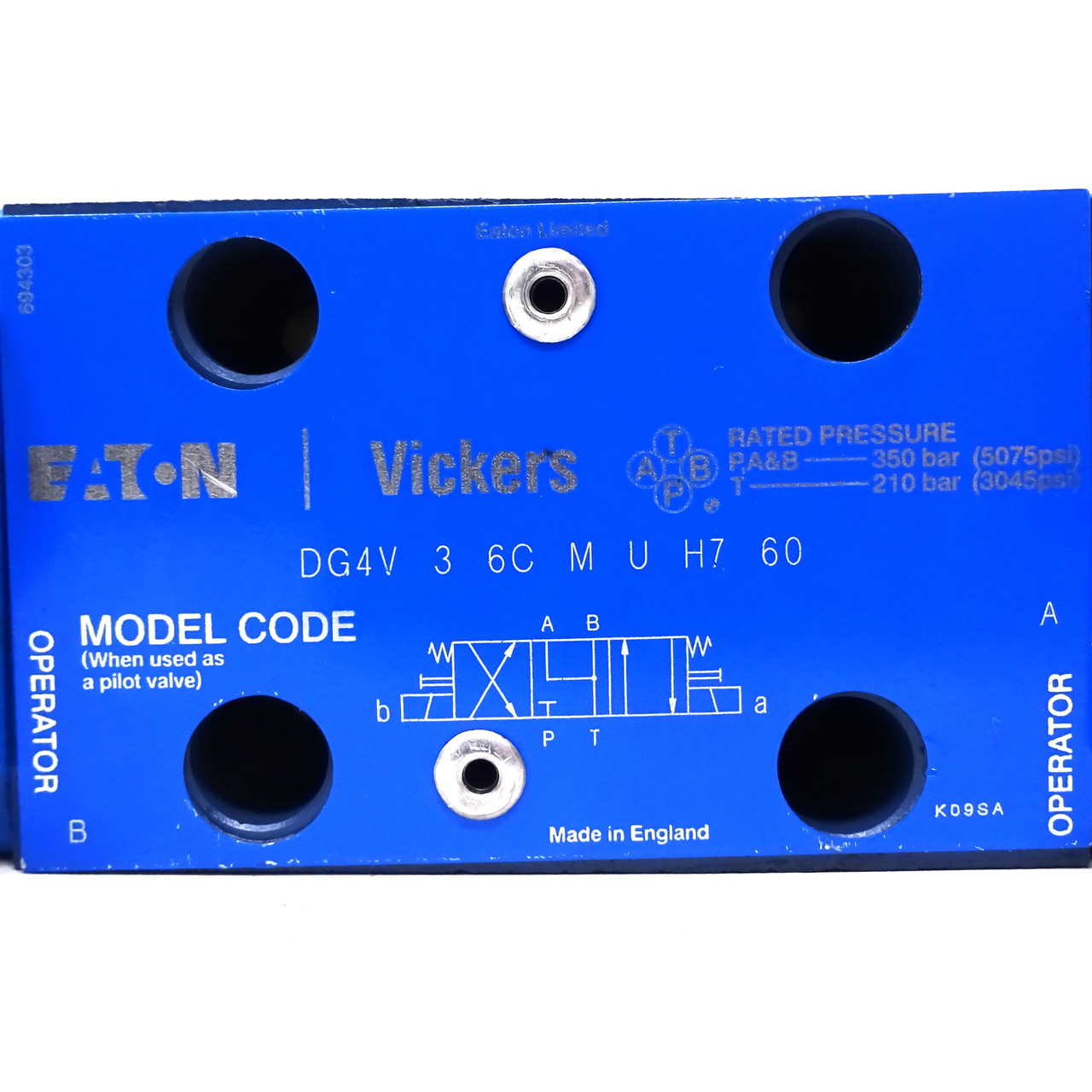 Hot sell OBO DG4V OBO DG4V-3S-6C-M-U-B5-60 DG4V-3-2C-M-U-H7-60 Hydraulic Double-head electromagnetic reversing valve