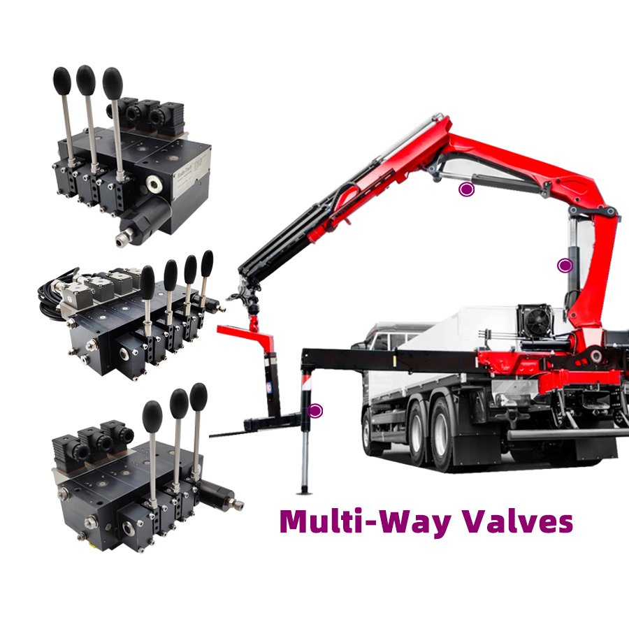 Hawe PSL PSV Multi-Way Proportional Directional Valve Electro-Hydraulic Load Sensing Hydraulic Valves for Crane Loading