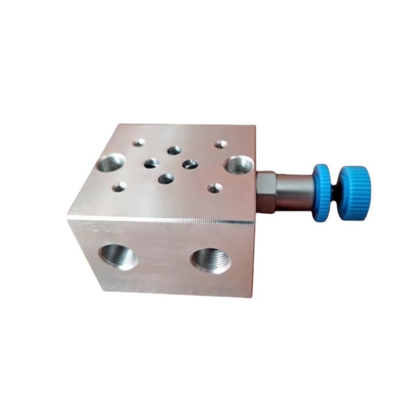 Manufacturer promotion 02-1W+CRV-082 plug-in overflow valve+hydraulic circuit block