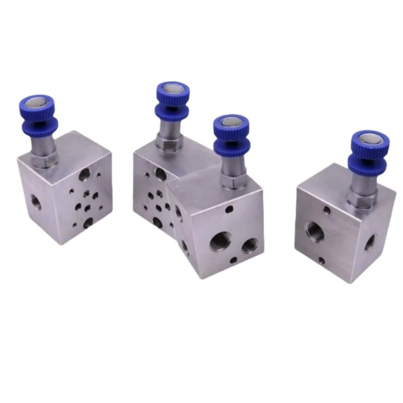 Manufacturer promotion 02-1W+CRV-082 plug-in overflow valve+hydraulic circuit block