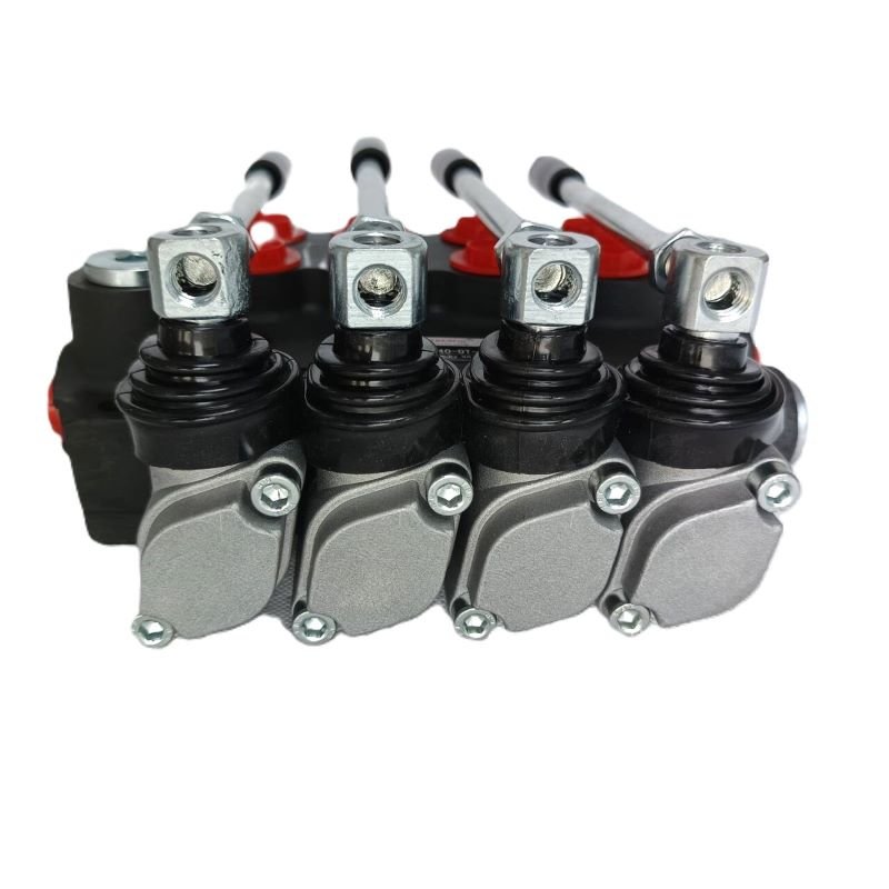 P40-4 4 Spool P40 Hydraulic Monoblock Directional Control Valve For Farm Equipment Manufacturer hydraulic valve for borewell