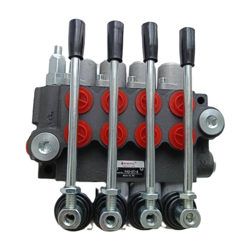 P40-4 4 Spool P40 Hydraulic Monoblock Directional Control Valve For Farm Equipment Manufacturer hydraulic valve for borewell