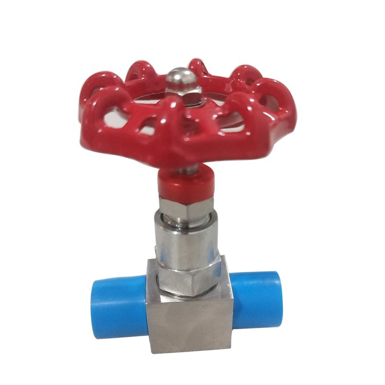 New product J23W-160P high-pressure welding needle valve stainless steel 304 right-hand fine thread needle globe valve