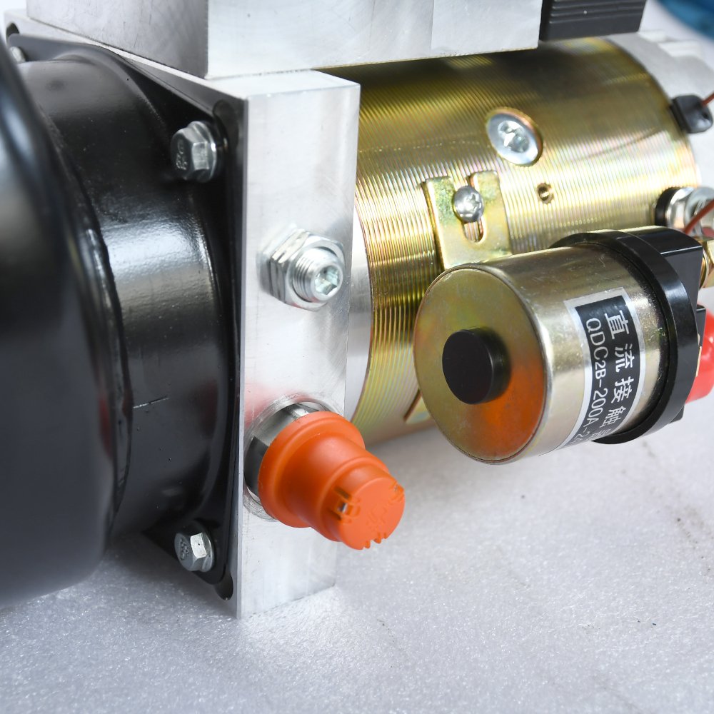 OEM two-manifold Single acting 12v dc mini hydraulic power unit