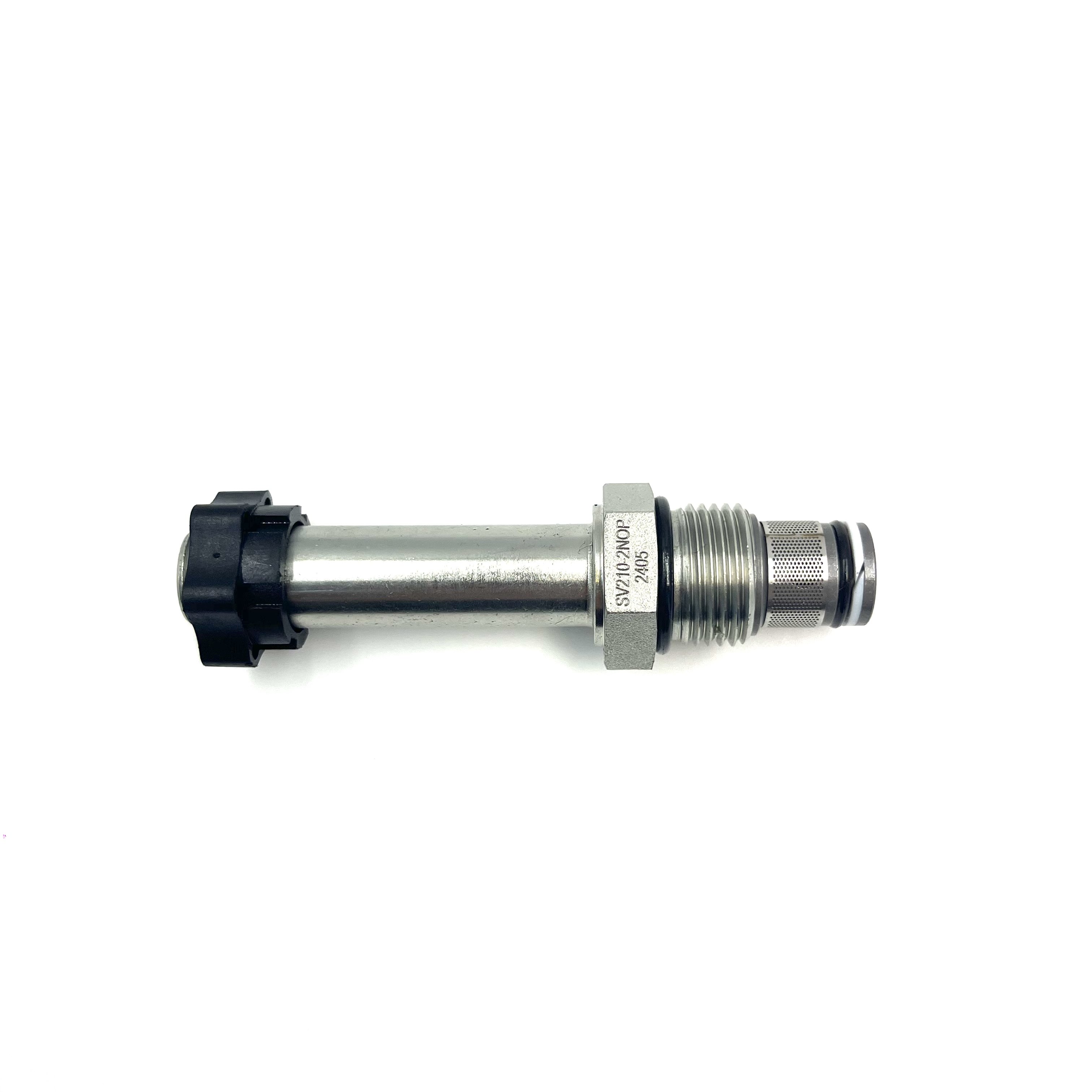 Hydraulic Cartridge Valve Solenoid Valve SV10-21 2-Position 2-Way Poppet Type Normally Open Restrictive Reverse Flow