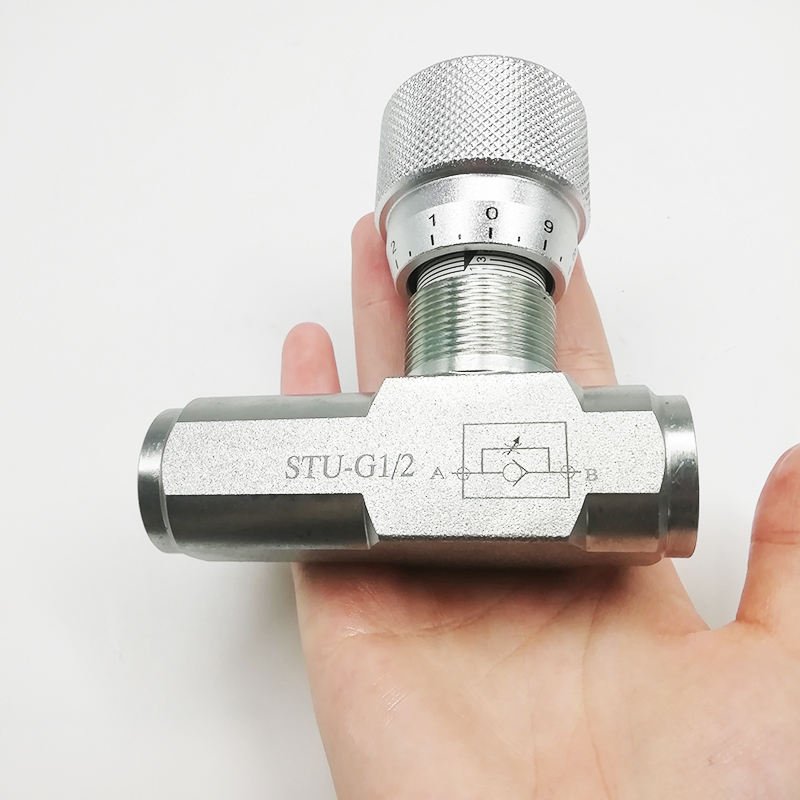 Hot quality Hydraulic System STU Flow restrictor with in line Check Valve