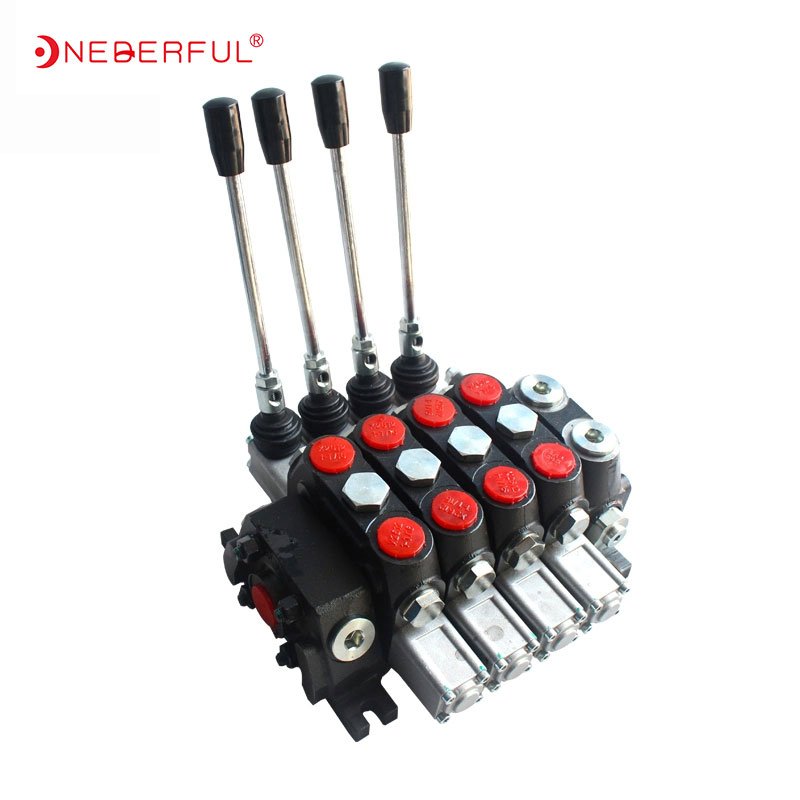three sections directional control valve manually DCV60 Series Directional Control Valve Marine Hydraulic Distributor