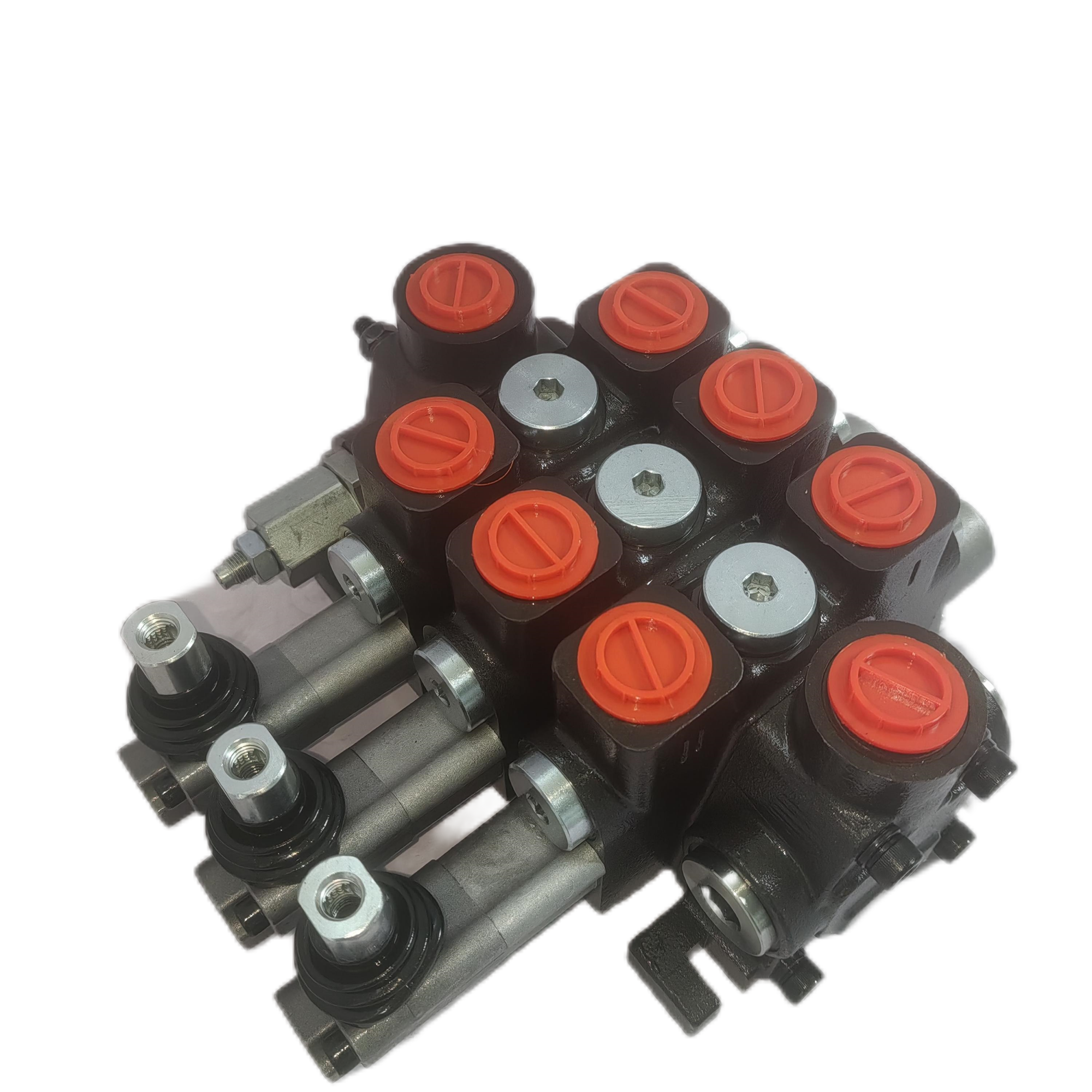 Lixin PC100 3 spools hydraulic spool valve with joystick with 100 l/min control for Drilling rigs