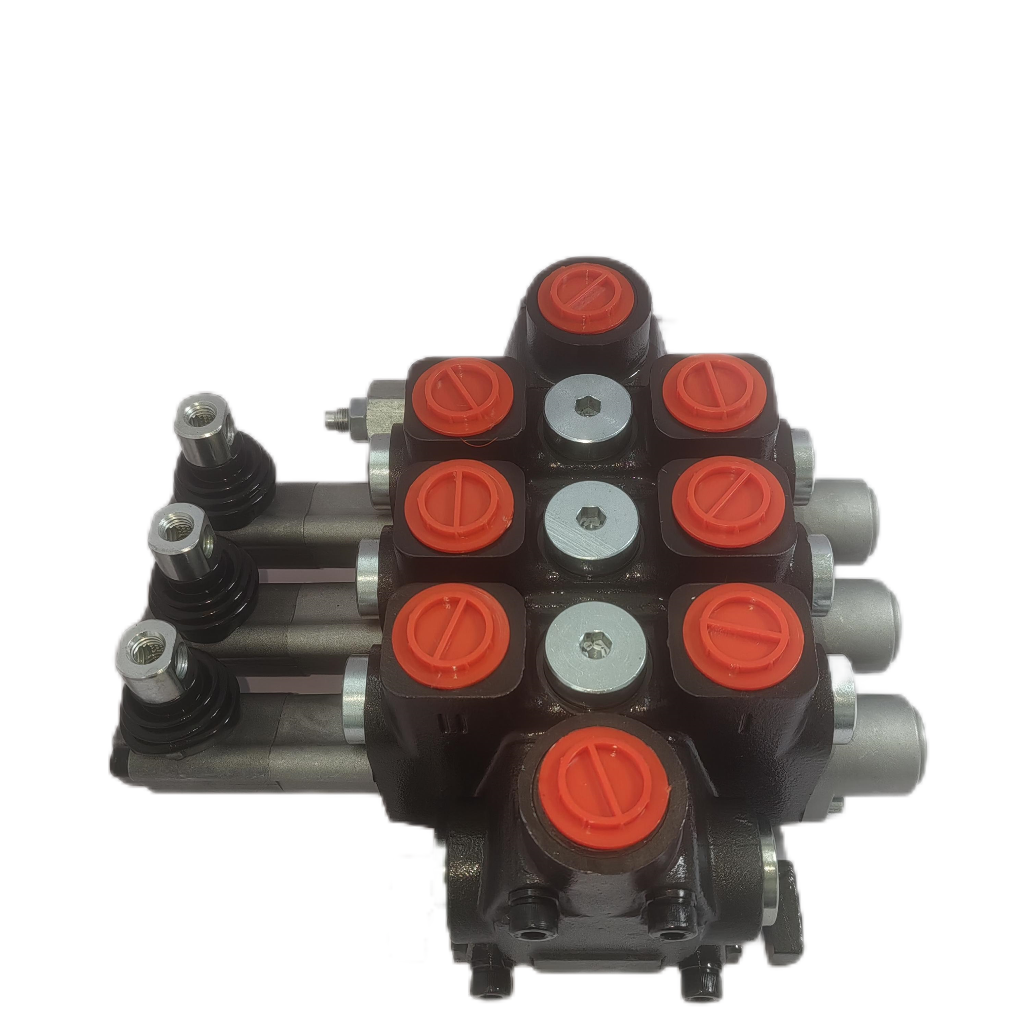 Lixin PC100 3 spools hydraulic spool valve with joystick with 100 l/min control for Drilling rigs