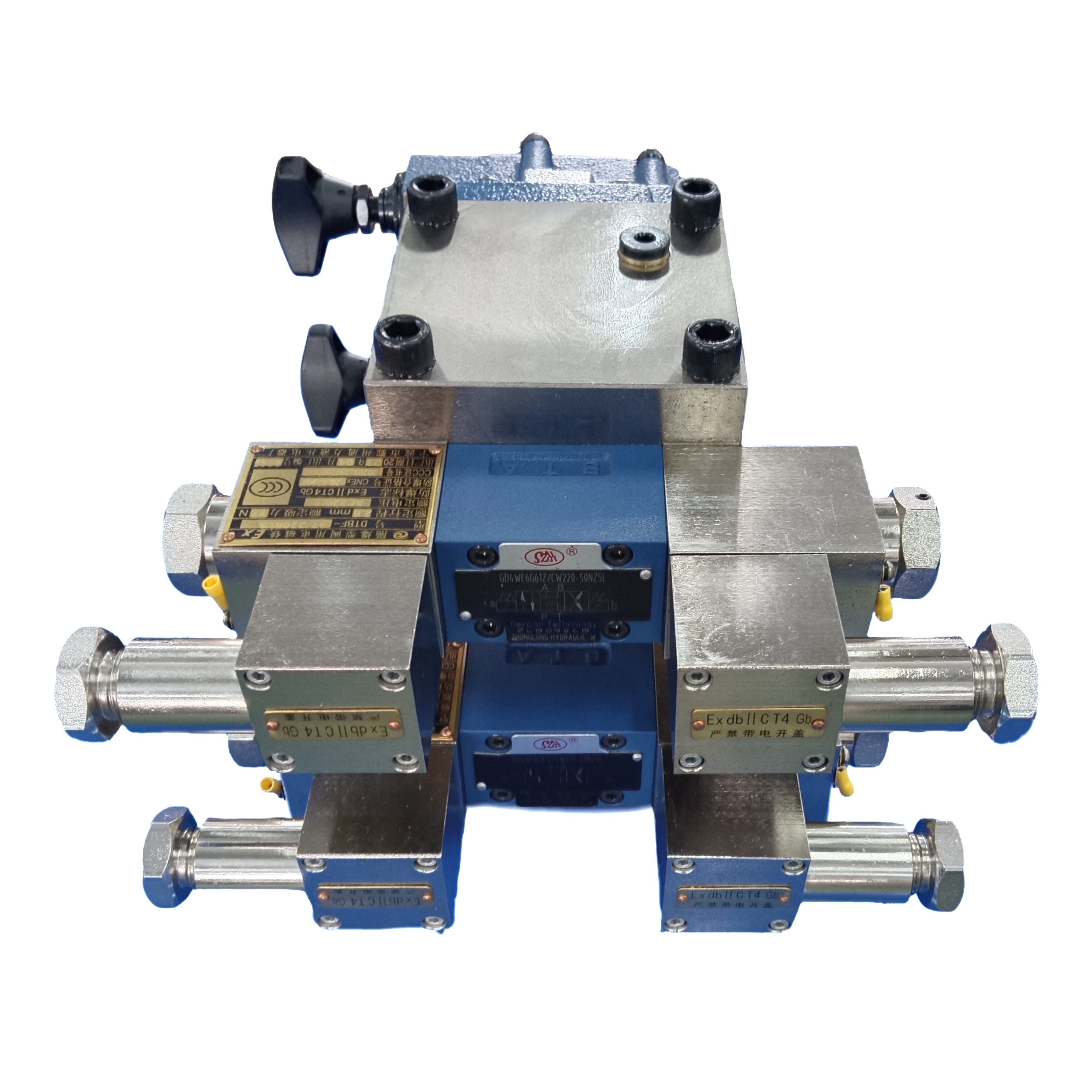 YZZ-02L Solenoid Power Proportional and Flow Control Valve Block for Injection Molding Machine Hydraulic Manifold Block