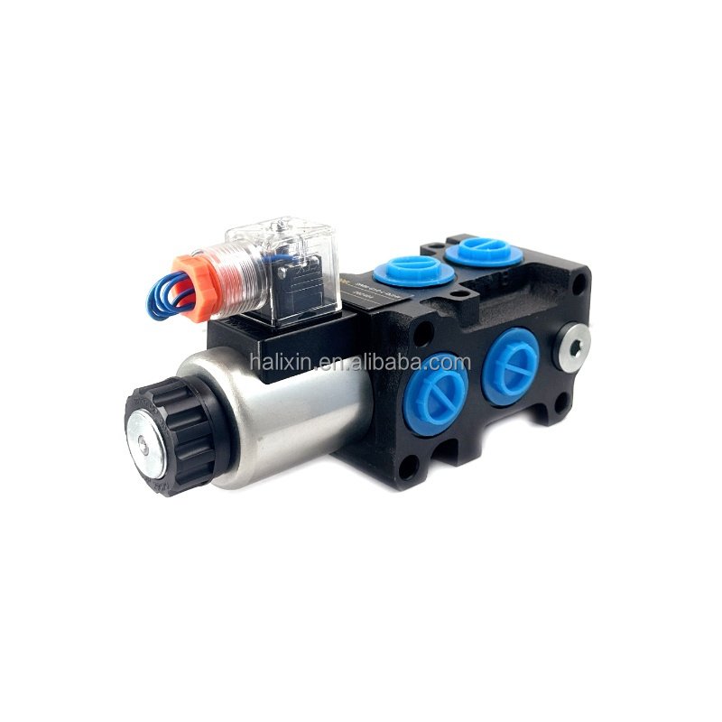 Hydraulic 6/2 Flow Diverter Valve SVV06 SV MOP G1/2 6 Ways Internal Drain High Quality
